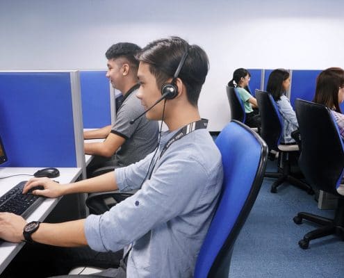 Call center seat leasing