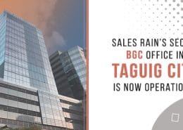 Sales Rain's Second BGC Office in Taguig City is Now Operational