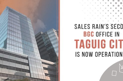 Sales Rain's Second BGC Office in Taguig City is Now Operational