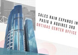 Sales Rain Expands in Pasig & Acquires 3rd Ortigas Center Office