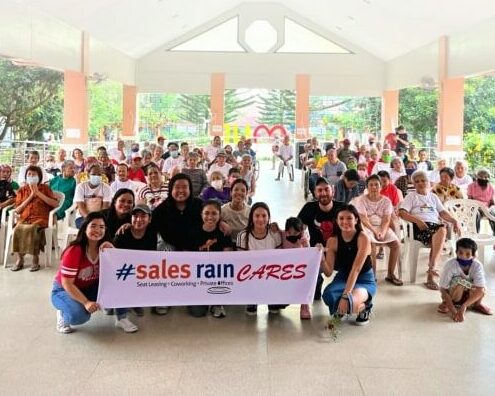 Sales Rain spreads joy and kindness during a visit to Haven for the Elderly facility in Rizal