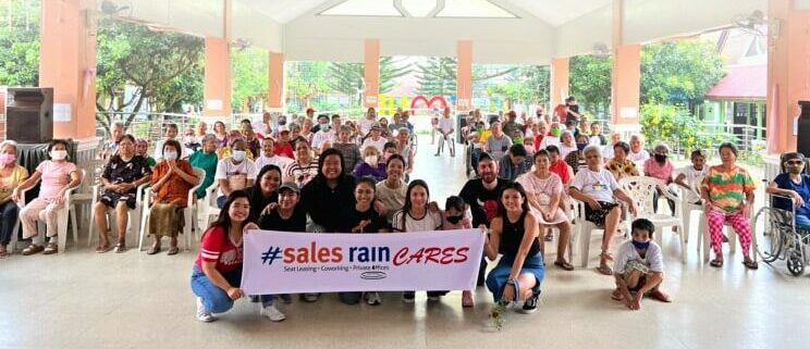 Sales Rain spreads joy and kindness during a visit to Haven for the Elderly facility in Rizal