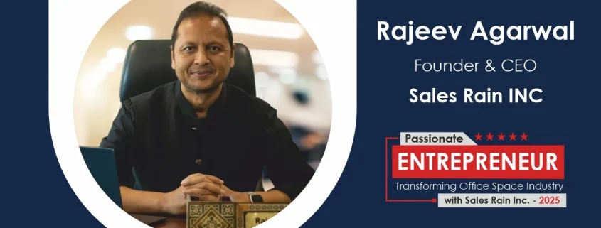 Sales Rain and CEO Rajeev Agarwal Featured in Enterprise World Magazine